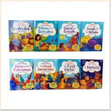 My Bible Sticker Activity 8 Books Collection Set in a Bag