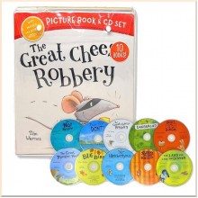Great Cheese Robbery 10 Picture Books with CD by Little Tiger
