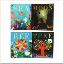 Peek-Through 4 Nature Picture Book Set By Britta Teckentrup