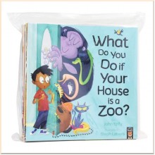 Zoo Picture 10 Books Ziplock Bag