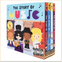 The Story of Music 4 Books By Little Tiger
