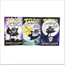 Toto the Ninja Cat Series 3 Books Collection By Dermot O'Leary