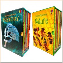 Usborne Beginners History and Nature 20 Books Collection Box Set