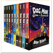 Dog Man Collection 9 Books Set by Dav Pilkey