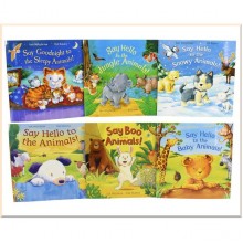 Say Hello To The Animals 6 Books Children Set